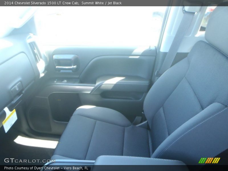 Summit White / Jet Black 2014 Chevrolet Silverado 1500 LT Crew Cab