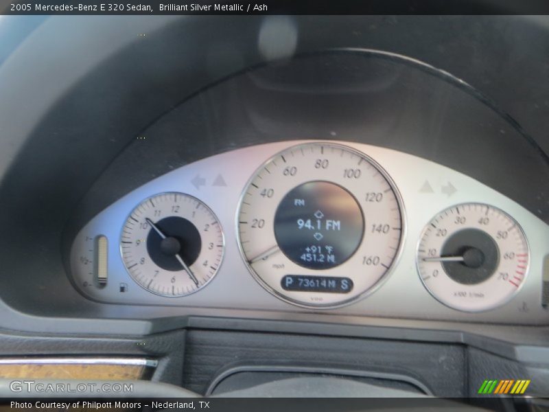 Brilliant Silver Metallic / Ash 2005 Mercedes-Benz E 320 Sedan