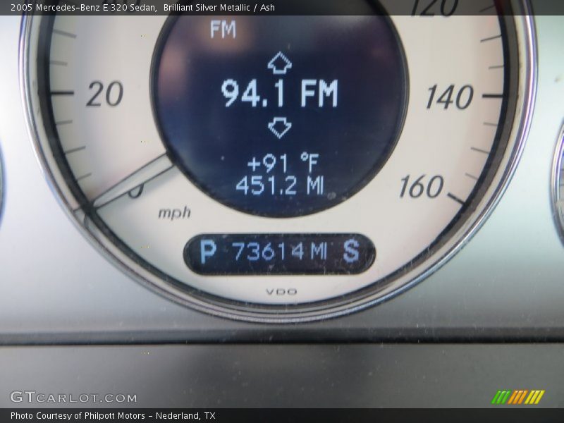 Brilliant Silver Metallic / Ash 2005 Mercedes-Benz E 320 Sedan
