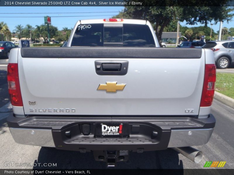 Silver Ice Metallic / Ebony 2014 Chevrolet Silverado 2500HD LTZ Crew Cab 4x4