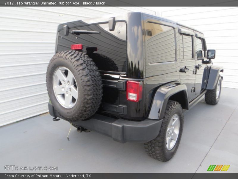 Black / Black 2012 Jeep Wrangler Unlimited Rubicon 4x4
