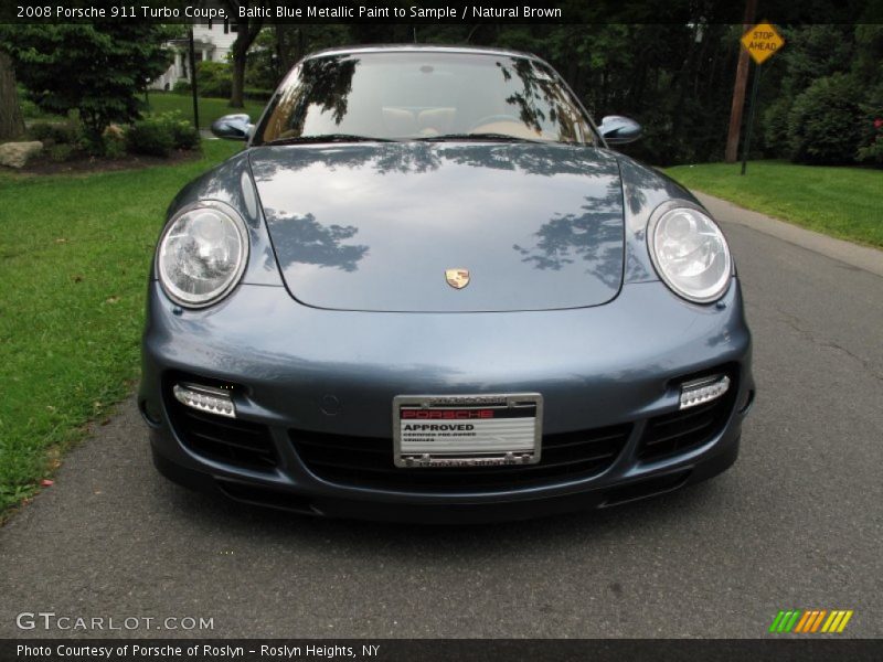 Baltic Blue Metallic Paint to Sample / Natural Brown 2008 Porsche 911 Turbo Coupe