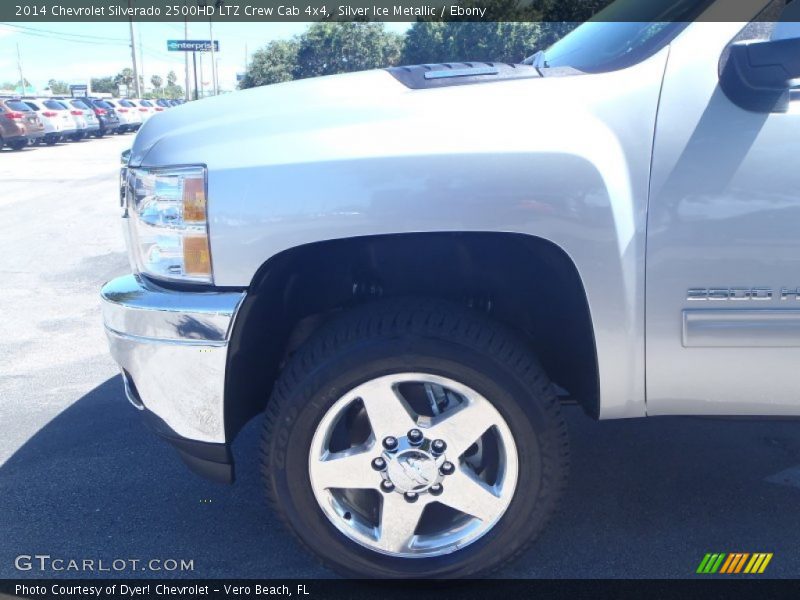 Silver Ice Metallic / Ebony 2014 Chevrolet Silverado 2500HD LTZ Crew Cab 4x4