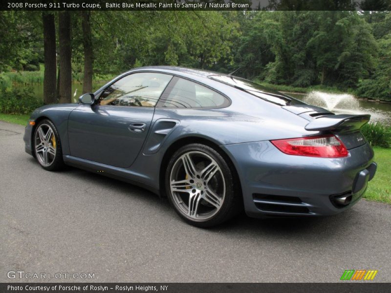  2008 911 Turbo Coupe Baltic Blue Metallic Paint to Sample