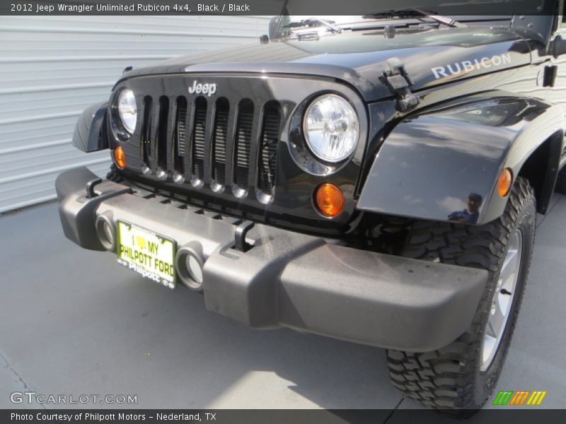 Black / Black 2012 Jeep Wrangler Unlimited Rubicon 4x4