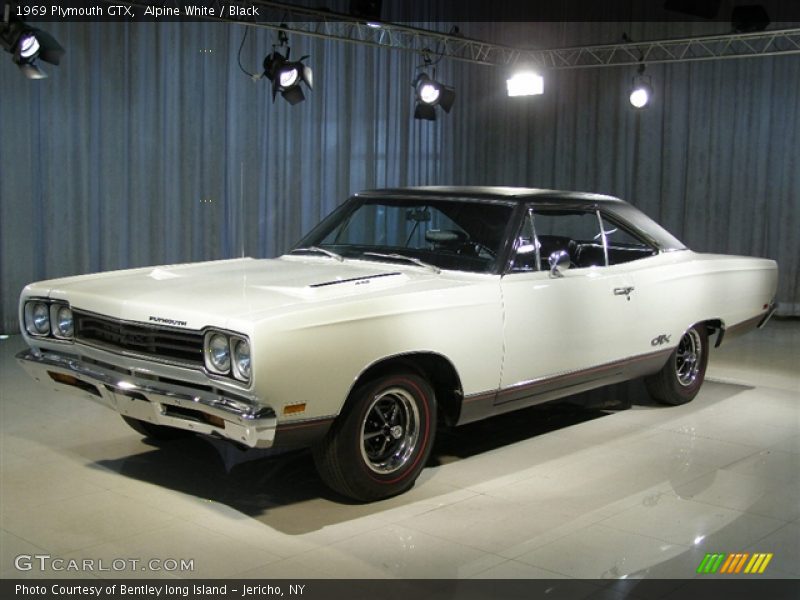 Alpine White / Black 1969 Plymouth GTX