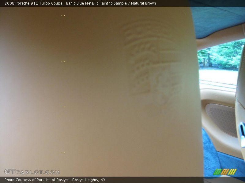 Baltic Blue Metallic Paint to Sample / Natural Brown 2008 Porsche 911 Turbo Coupe