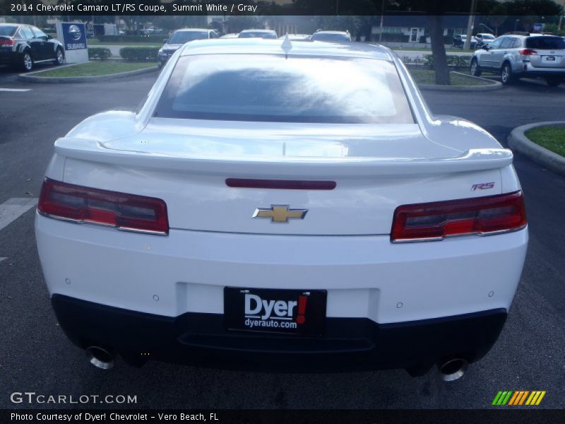 Summit White / Gray 2014 Chevrolet Camaro LT/RS Coupe