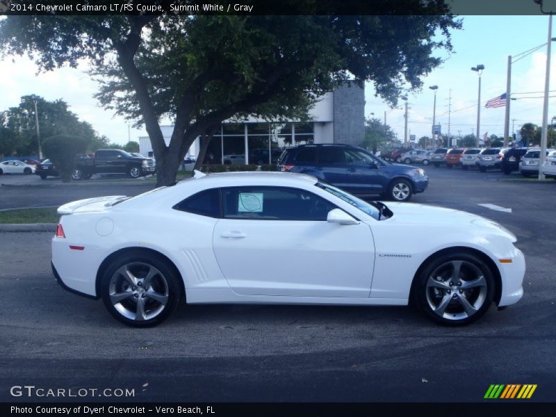 Summit White / Gray 2014 Chevrolet Camaro LT/RS Coupe
