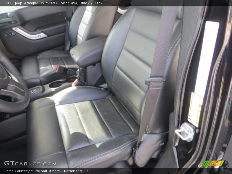 Black / Black 2012 Jeep Wrangler Unlimited Rubicon 4x4