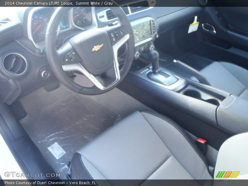 Summit White / Gray 2014 Chevrolet Camaro LT/RS Coupe