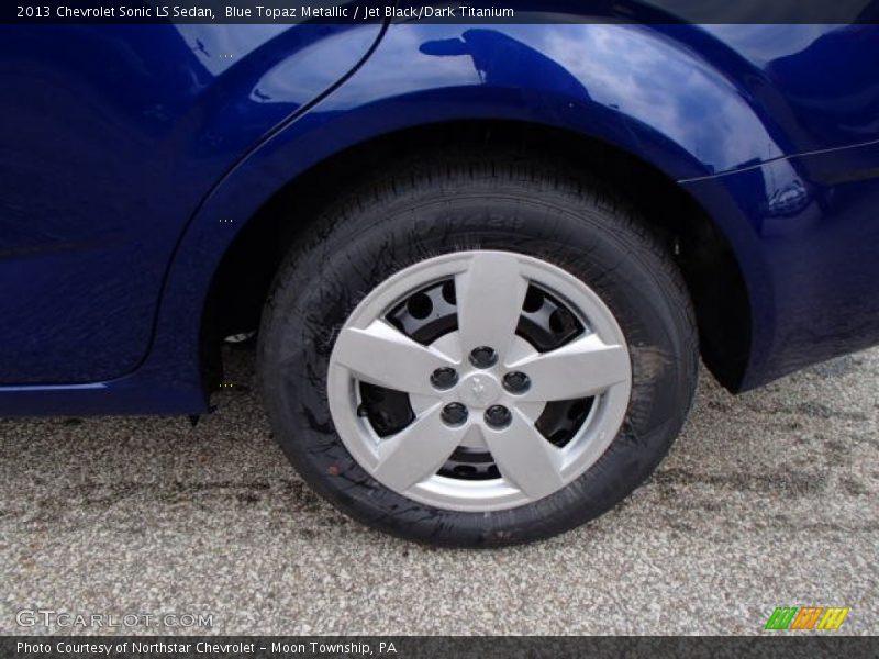 Blue Topaz Metallic / Jet Black/Dark Titanium 2013 Chevrolet Sonic LS Sedan