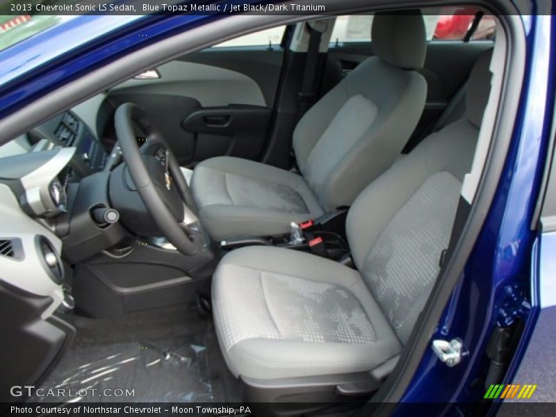 Blue Topaz Metallic / Jet Black/Dark Titanium 2013 Chevrolet Sonic LS Sedan