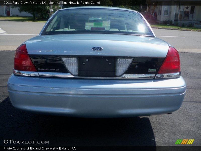 Light Ice Blue Metallic / Light Camel 2011 Ford Crown Victoria LX
