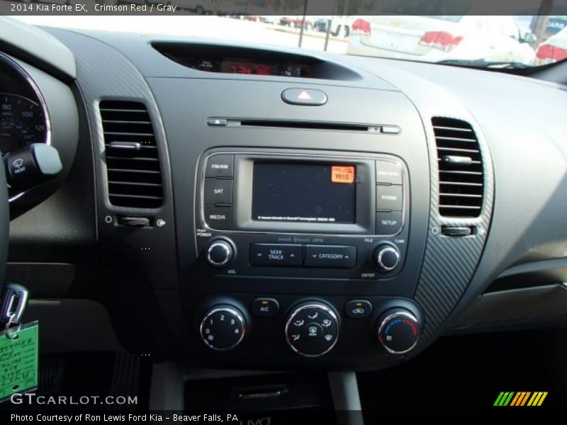Crimson Red / Gray 2014 Kia Forte EX
