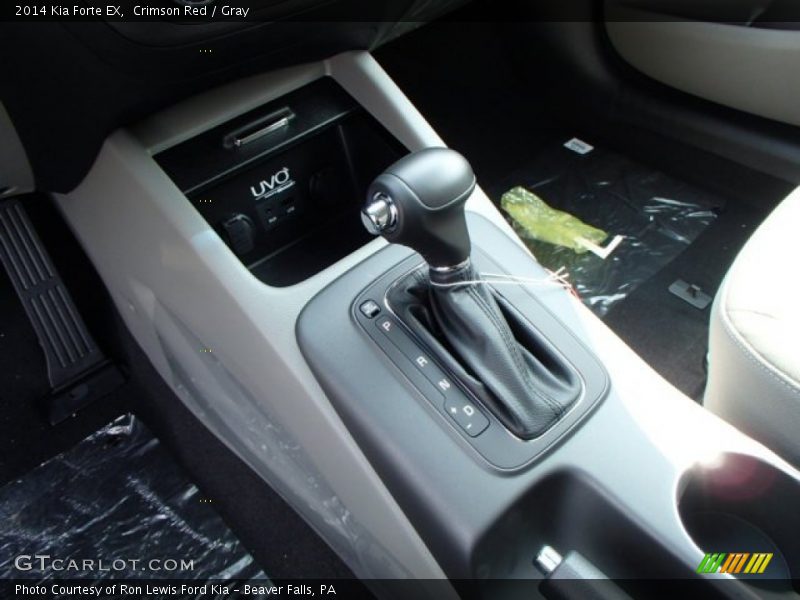 Crimson Red / Gray 2014 Kia Forte EX