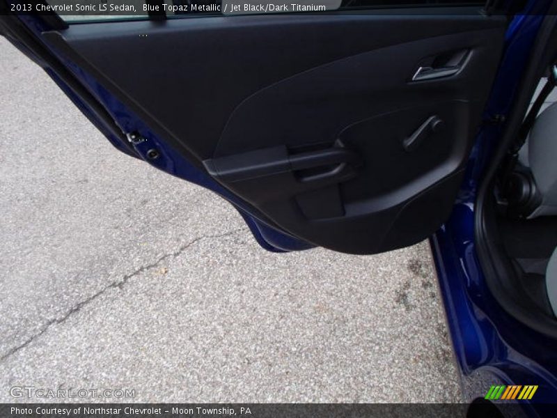 Blue Topaz Metallic / Jet Black/Dark Titanium 2013 Chevrolet Sonic LS Sedan
