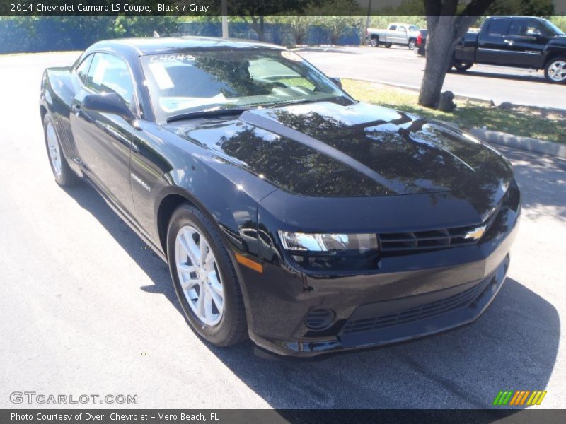 Black / Gray 2014 Chevrolet Camaro LS Coupe