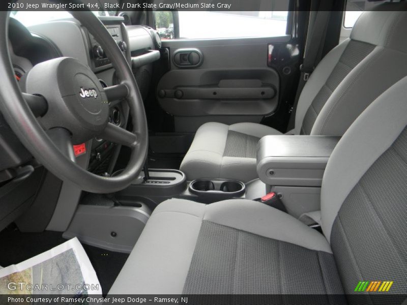 Black / Dark Slate Gray/Medium Slate Gray 2010 Jeep Wrangler Sport 4x4