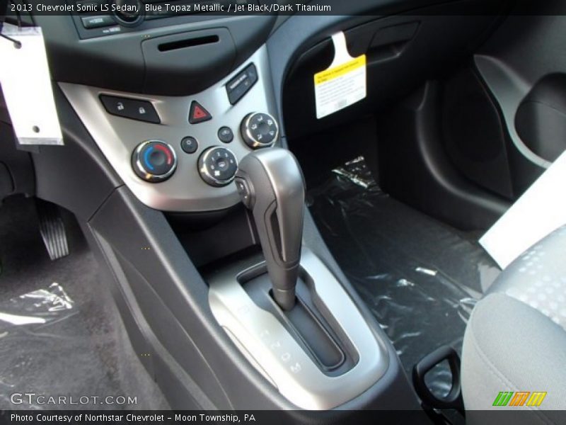 Blue Topaz Metallic / Jet Black/Dark Titanium 2013 Chevrolet Sonic LS Sedan