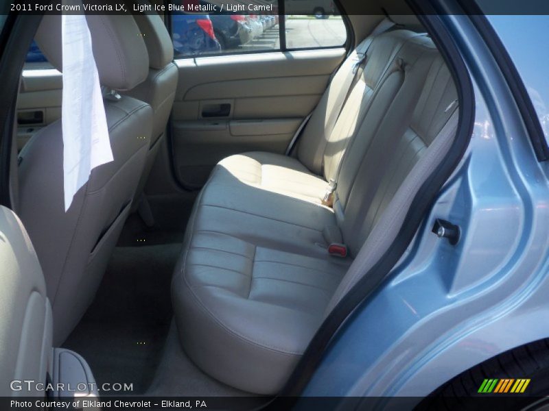 Light Ice Blue Metallic / Light Camel 2011 Ford Crown Victoria LX