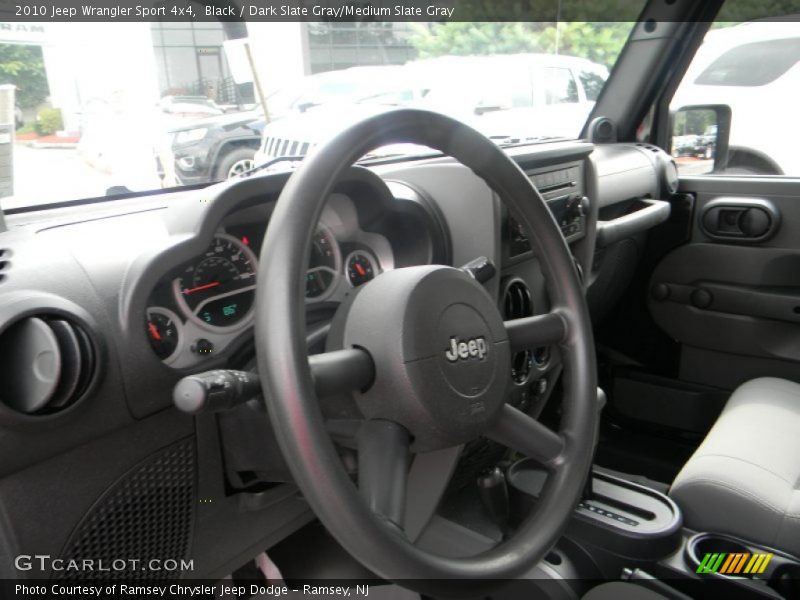 Black / Dark Slate Gray/Medium Slate Gray 2010 Jeep Wrangler Sport 4x4