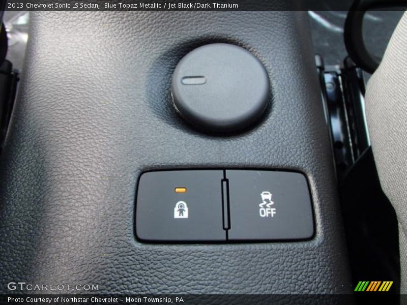 Blue Topaz Metallic / Jet Black/Dark Titanium 2013 Chevrolet Sonic LS Sedan