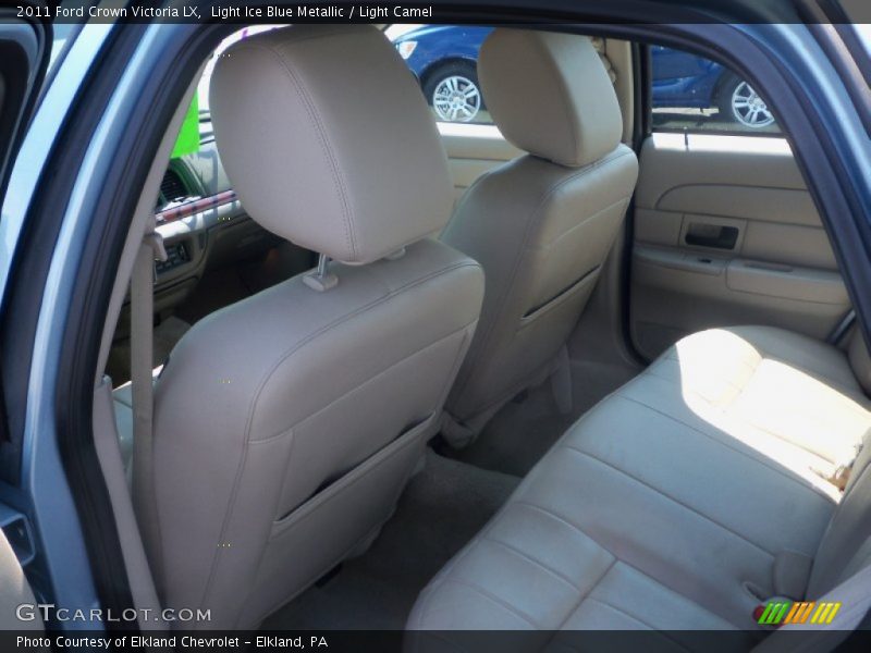 Light Ice Blue Metallic / Light Camel 2011 Ford Crown Victoria LX