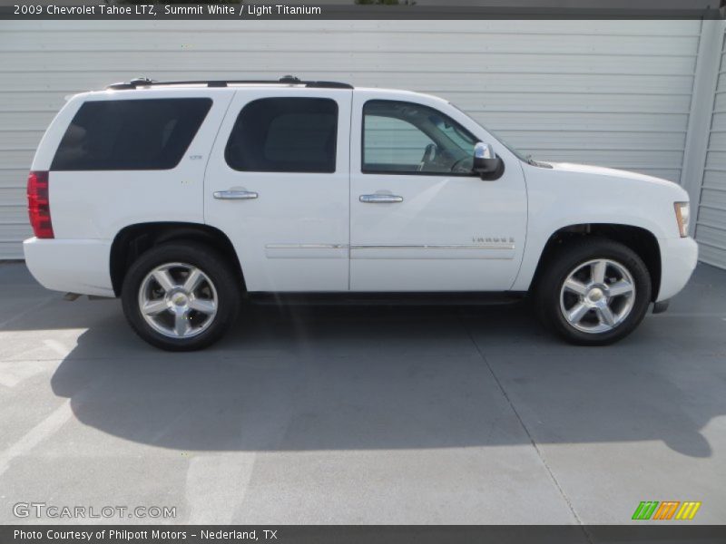 Summit White / Light Titanium 2009 Chevrolet Tahoe LTZ