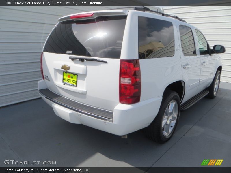 Summit White / Light Titanium 2009 Chevrolet Tahoe LTZ