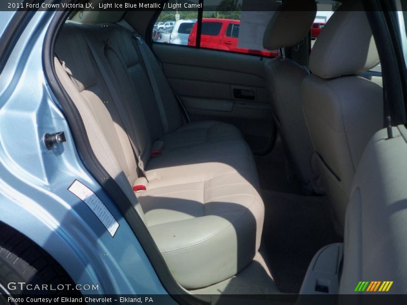 Light Ice Blue Metallic / Light Camel 2011 Ford Crown Victoria LX