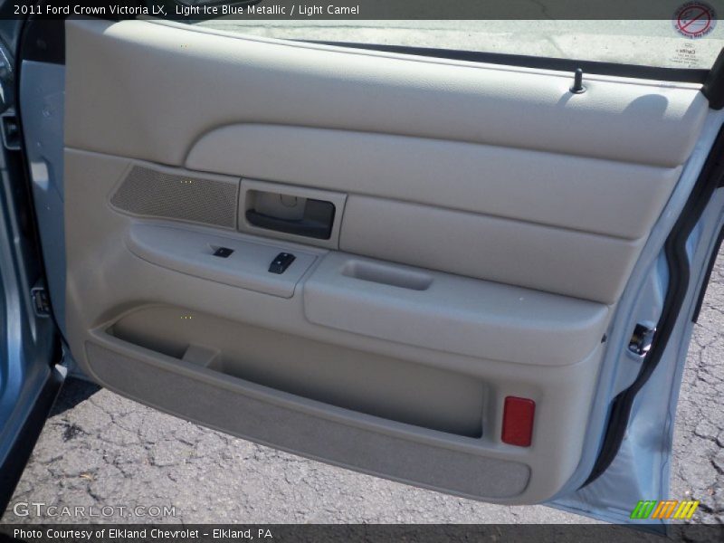 Light Ice Blue Metallic / Light Camel 2011 Ford Crown Victoria LX