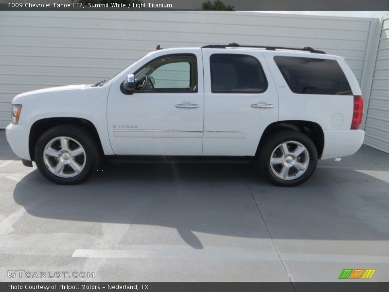 Summit White / Light Titanium 2009 Chevrolet Tahoe LTZ