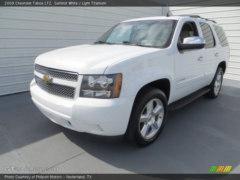 Summit White / Light Titanium 2009 Chevrolet Tahoe LTZ