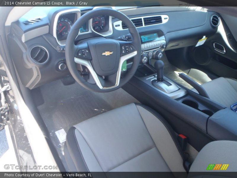 Black / Gray 2014 Chevrolet Camaro LS Coupe