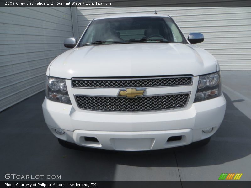Summit White / Light Titanium 2009 Chevrolet Tahoe LTZ