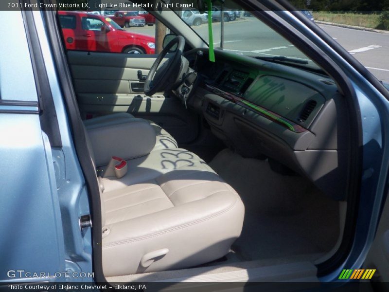 Light Ice Blue Metallic / Light Camel 2011 Ford Crown Victoria LX