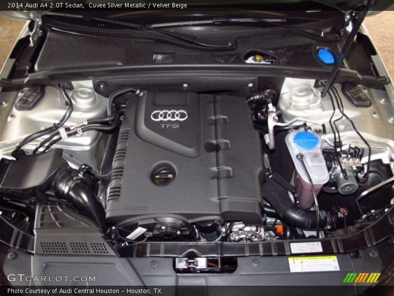  2014 A4 2.0T Sedan Engine - 2.0 Liter Turbocharged FSI DOHC 16-Valve VVT 4 Cylinder