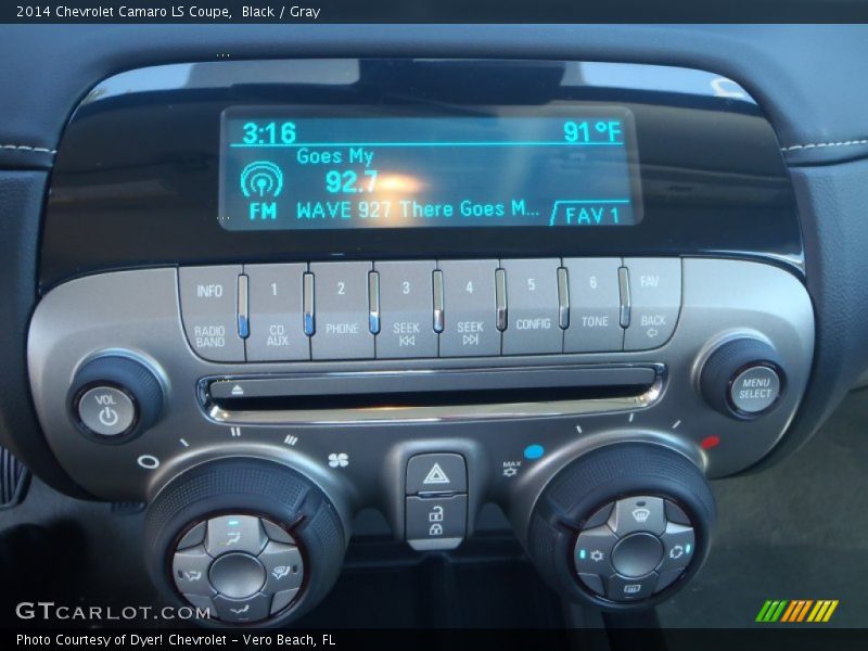 Black / Gray 2014 Chevrolet Camaro LS Coupe