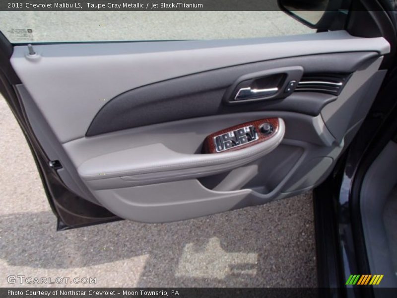 Taupe Gray Metallic / Jet Black/Titanium 2013 Chevrolet Malibu LS