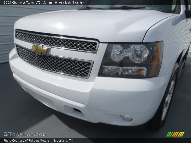 Summit White / Light Titanium 2009 Chevrolet Tahoe LTZ