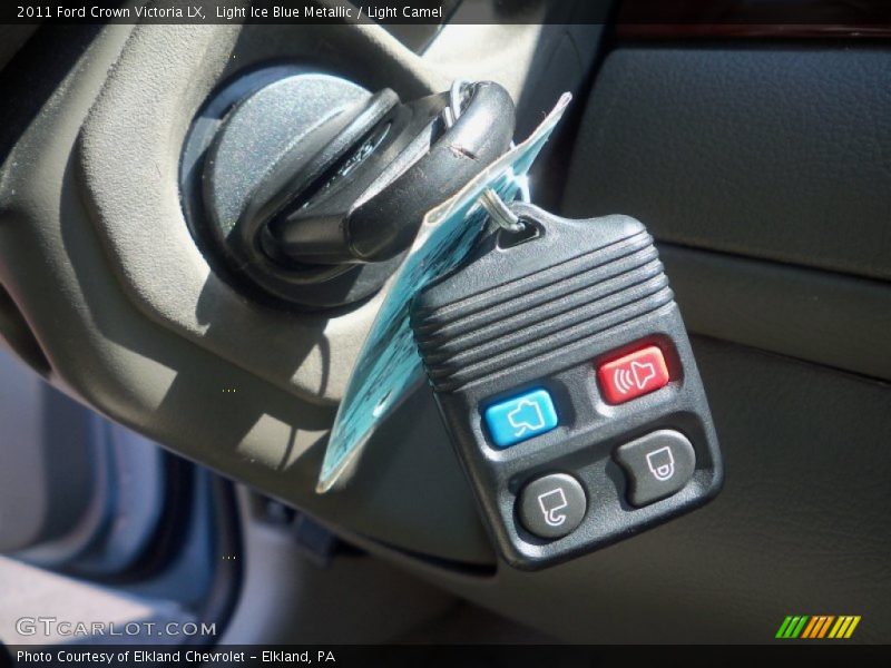 Light Ice Blue Metallic / Light Camel 2011 Ford Crown Victoria LX