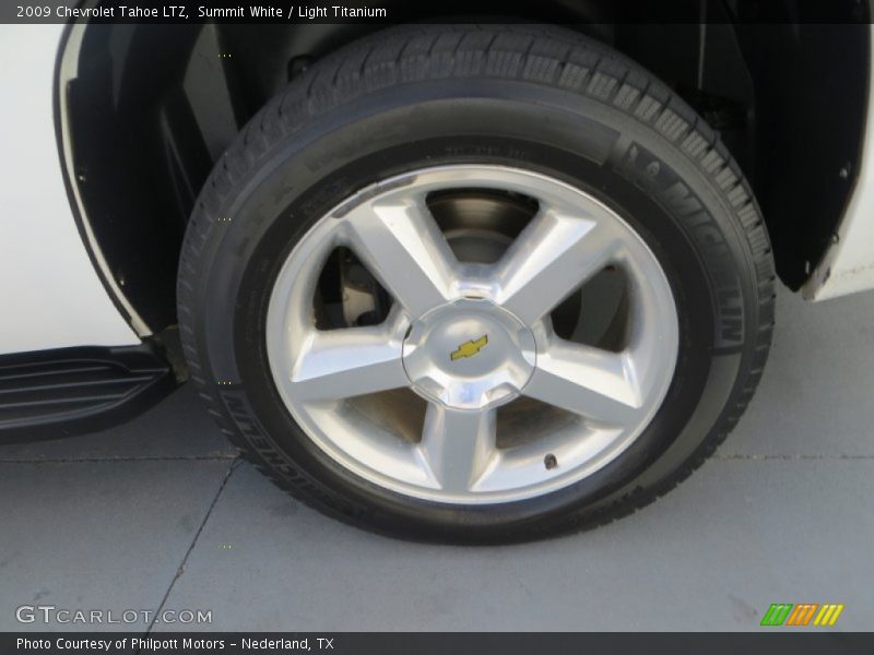 Summit White / Light Titanium 2009 Chevrolet Tahoe LTZ