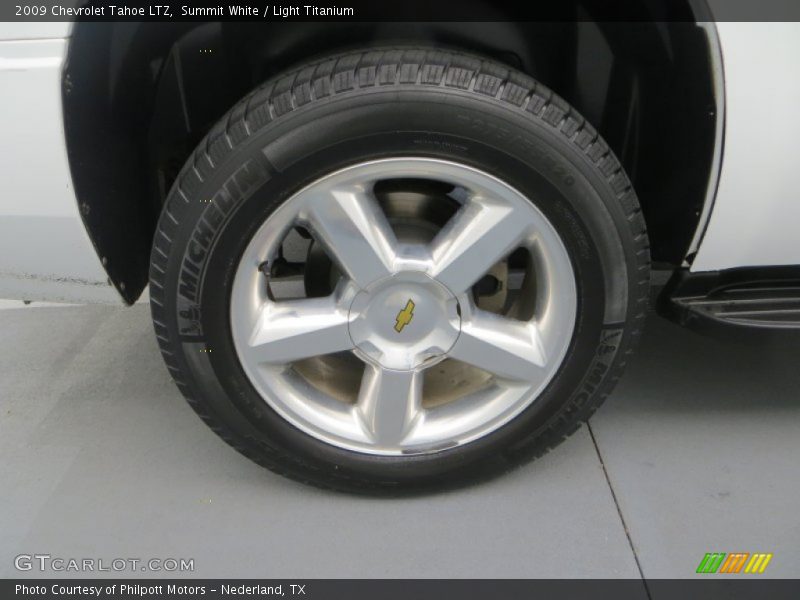 Summit White / Light Titanium 2009 Chevrolet Tahoe LTZ