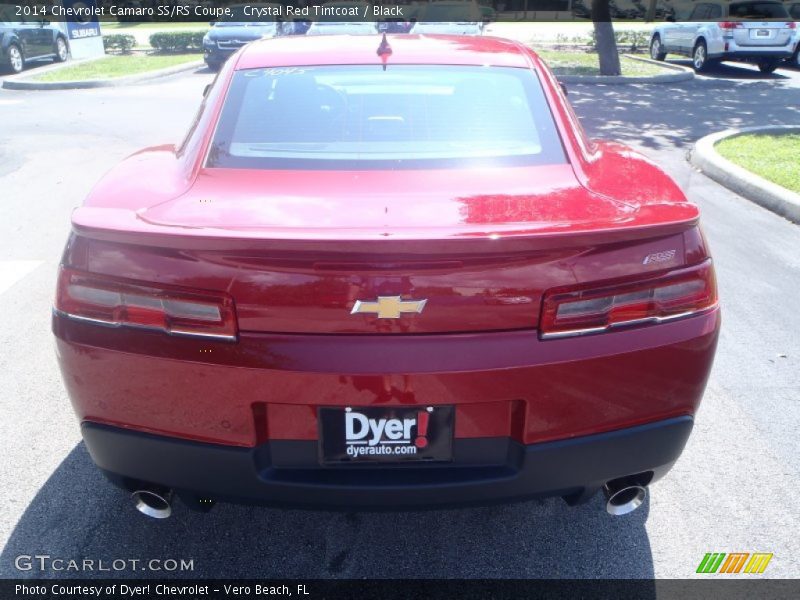 Crystal Red Tintcoat / Black 2014 Chevrolet Camaro SS/RS Coupe