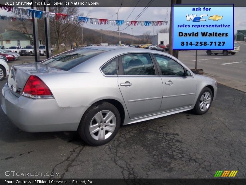 Silver Ice Metallic / Ebony 2011 Chevrolet Impala LS