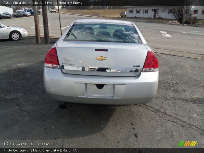 Silver Ice Metallic / Ebony 2011 Chevrolet Impala LS