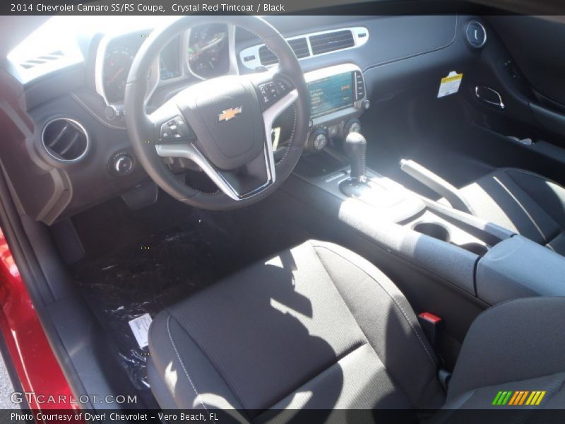 Crystal Red Tintcoat / Black 2014 Chevrolet Camaro SS/RS Coupe