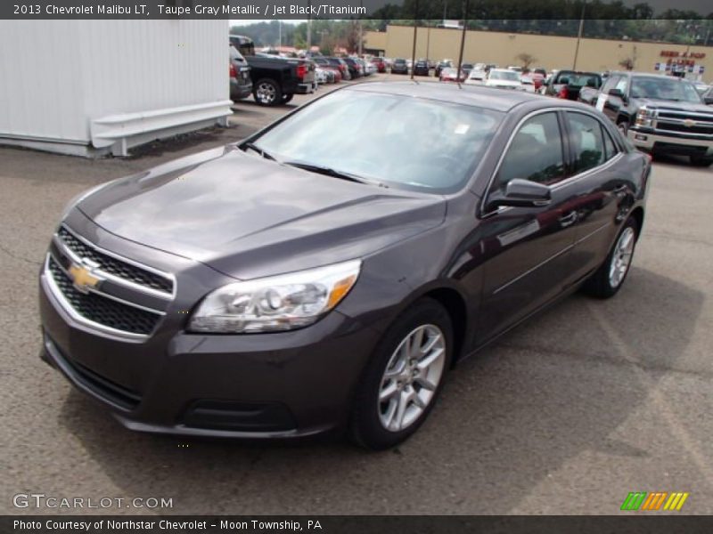 Taupe Gray Metallic / Jet Black/Titanium 2013 Chevrolet Malibu LT
