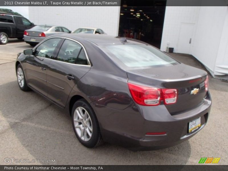 Taupe Gray Metallic / Jet Black/Titanium 2013 Chevrolet Malibu LT